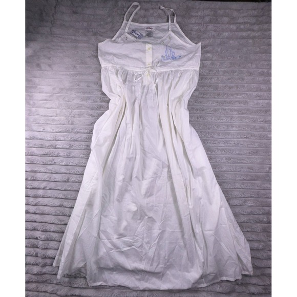 Winnie The Pooh Nightgown Women S/M Pooh Piglet Embroidered Disney Store VTG 90s - Picture 2 of 11